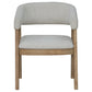 Escape - Dining Barrel Dining Chair (Set of 2) - Glazed Natural Oak / Mirage Mist