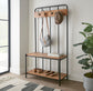 Camino - Hall Tree - Dark Brown