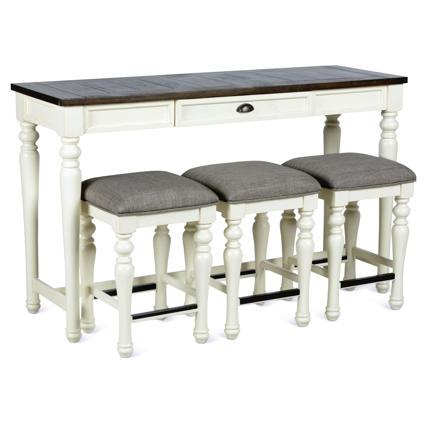 Joanna - 4 Piece Bar Set - White
