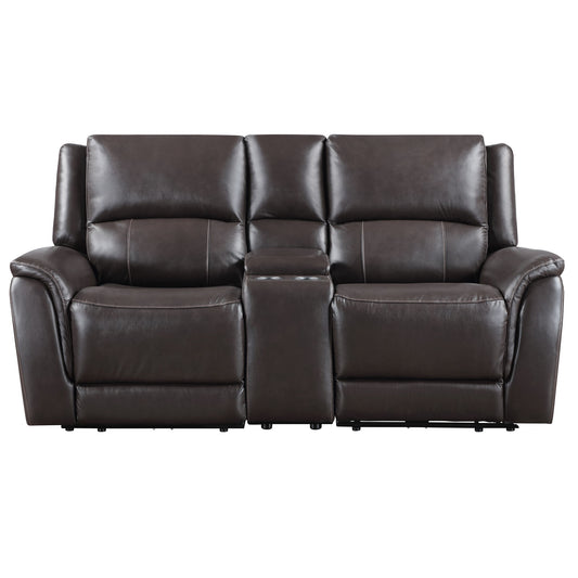 Alexandria - Power Reclining Console Loveseat