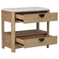Escape - Bedroom 2 Drawer Nightstand - Glazed Natural Oak
