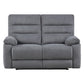 Cozy - Manual Recliner Loveseat - Gray