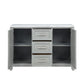 Fiona - Marble Top Dining Buffet / Server - Mist Gray