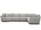 Playful - 6 Piece Modular Sectional - Canes Cobblestone