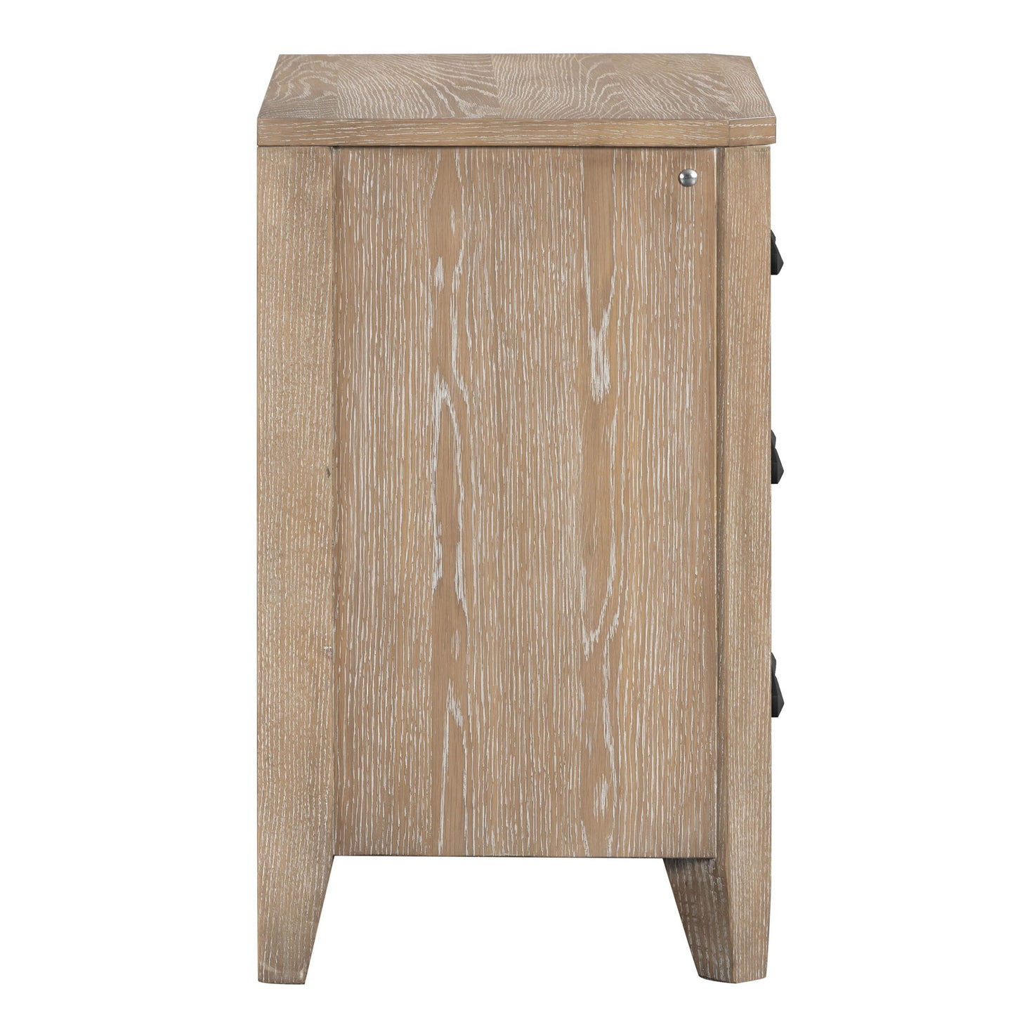 Breckenridge - 3 Drawer Nightstand With USB/C Port - Brown