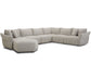 Playful - Ottoman With Casters - Canes Cobblestone