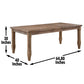 Riverdale - Dining Table - Driftwood