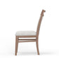 Americana Modern Dining - Rectangular Extendable Dining Table With 6 Upholstered Dining Chairs - Cotton