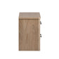 Anika - 2 Drawer Nightstand - Natural / Brown