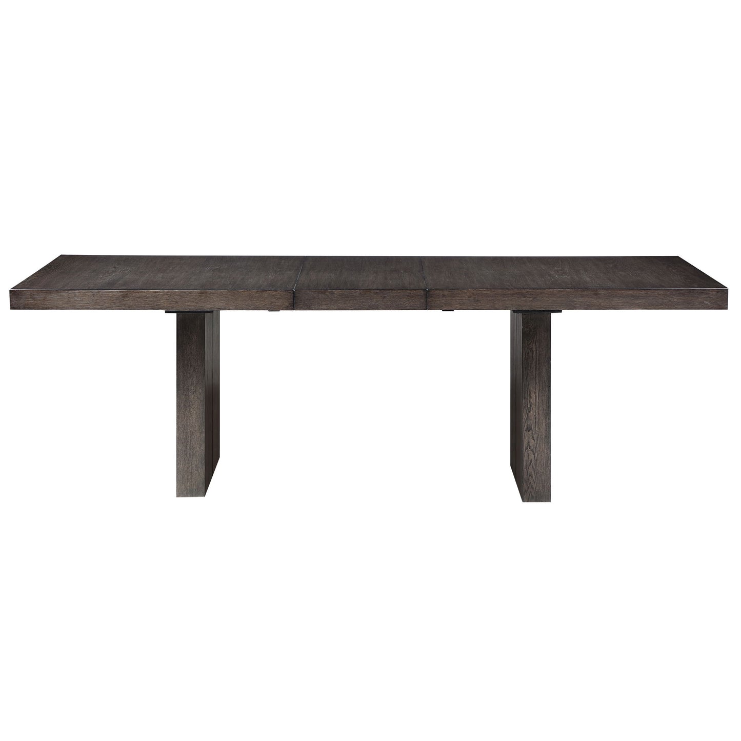 Evan - Dining Table With Leaf - Dark Brown / Black