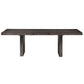 Evan - Dining Table With Leaf - Dark Brown / Black