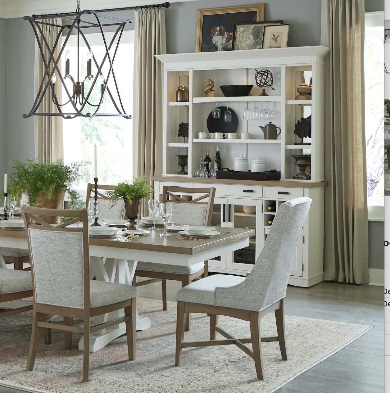 Americana Modern Dining - Buffet Server With Quartz Insert