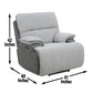 Cyprus - Recliner Chair - Gray