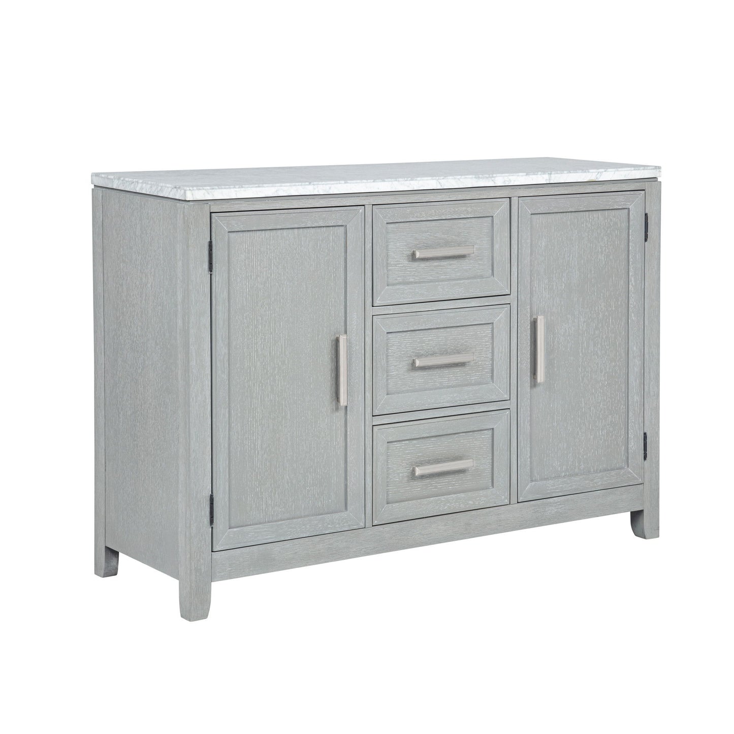 Fiona - Marble Top Dining Buffet / Server - Mist Gray