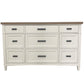 Americana Modern Bedroom - 9 Drawer Dresser - Cotton