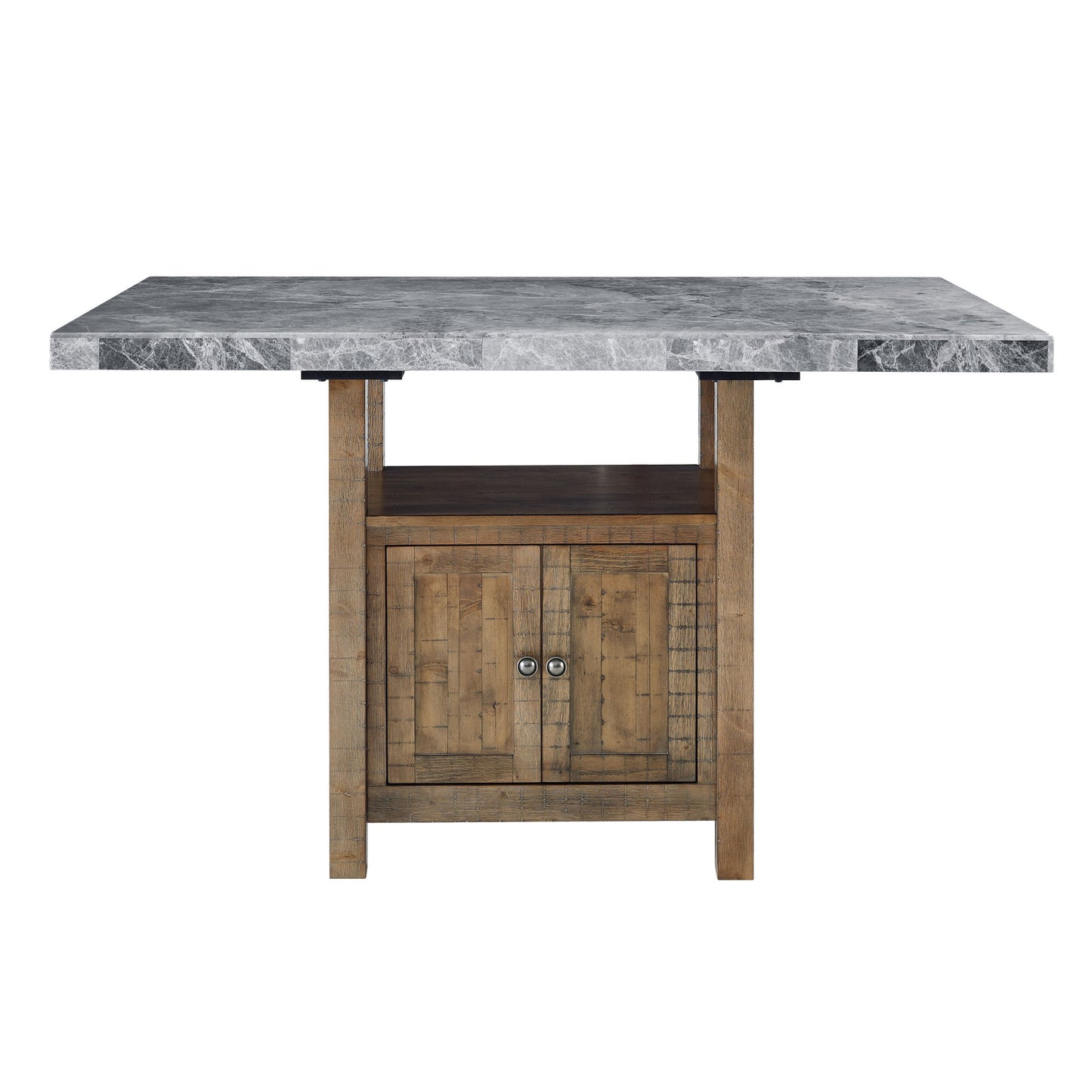 Grayson - Counter Height Set With Gray Top Table