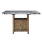 Grayson - Counter Height Set With Gray Top Table