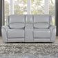 Alexandria - Power Reclining Console Loveseat