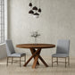 Crossings - Round Dining Table With 4 Upholstered Chairs