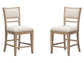 Breckenridge - Dining Upholstered Counter Chair (Set of 2) - Brown