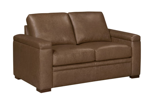 Garrison - Stationary Loveseat - Renaissance Tobacco