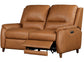 Austin - Power Reclining Loveseat P2 - Caramel Cream