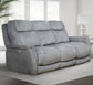 Linus - Zero Gravity Power Reclining Sofa - Hudson Gray