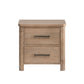 Anika - 2 Drawer Nightstand - Natural / Brown