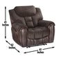 Apollo - Dual Power Recliner - Espresso