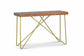 Walter - Brass Inlay Sofa Table - Brown