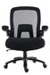 Dc - Mesh Desk Chair Big Man 500 Lb Lumbar - Black