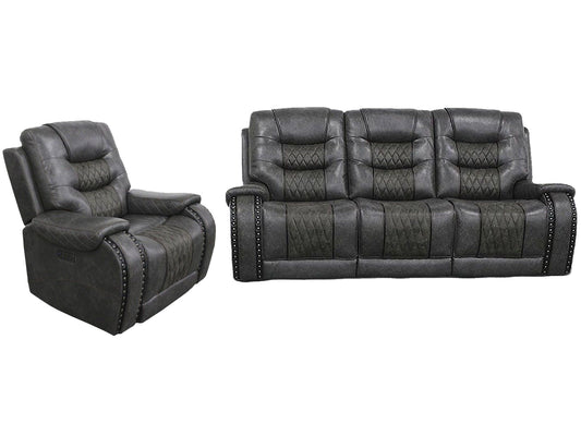 Outlaw - Power Reclining Sofa And Recliner - Stallion