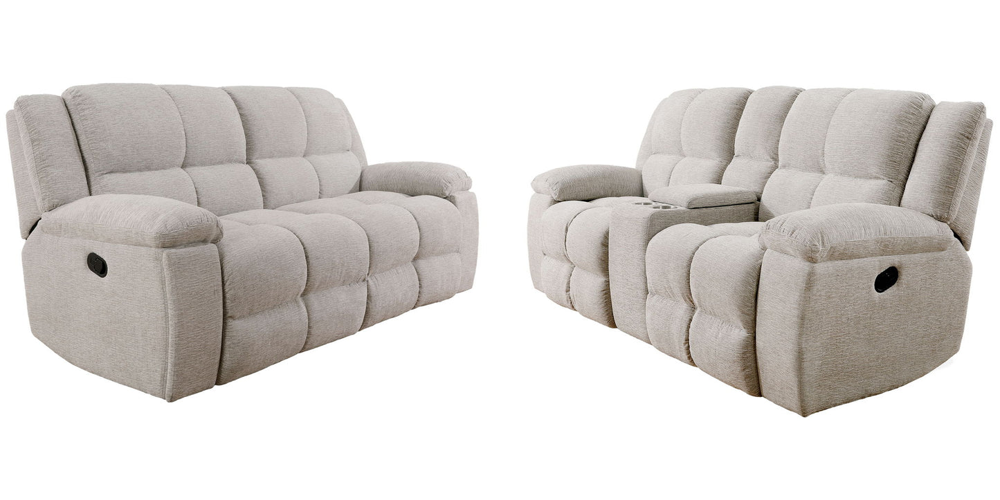 Buster - Manual Glider Reclining Sofa Set