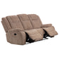 Bruno - Manual Sofa - Plush Tobacco