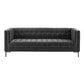 Isaac - Channel Stitch Velvet Sofa