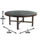 Hartford - Round Dining Table - Dark Brown
