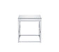Evelyn - Mirror Top End Table - Silver
