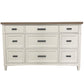 Americana Modern Bedroom - 9 Drawer Dresser