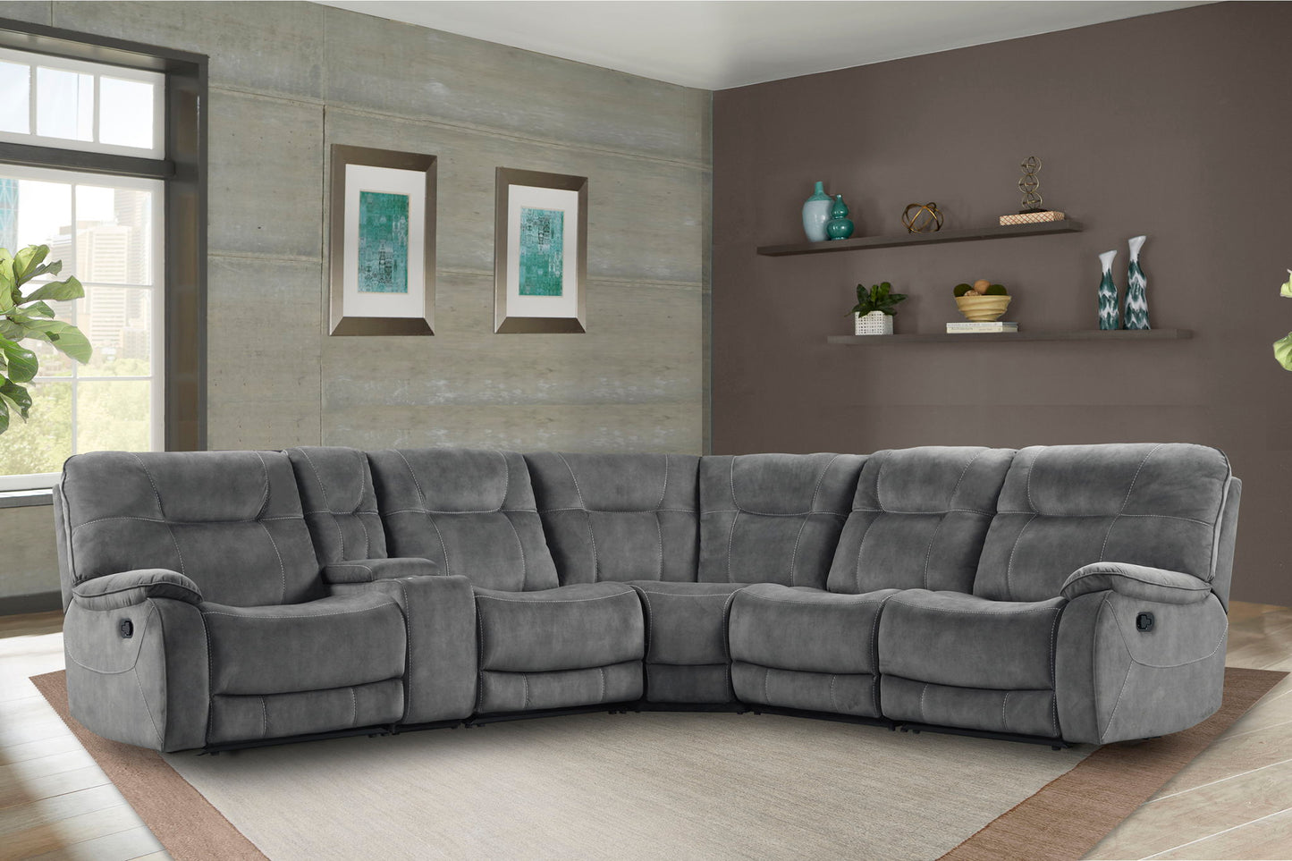 Cooper - Modular Manual Reclining Sectional