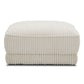 Utopia - Ottoman With Casters - Mega Ivory