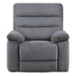 Cozy - Manual Recliner - Gray