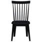Vaughn - Shaker Spindle Dining Chair - Black