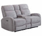 Tuscany - Power Reclining Console Loveseat - Whiskers Nature