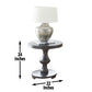 Dory - Round End Table - Ebony