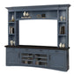 Americana Modern - TV Console with Hutch and LED Lights