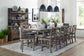 Lodge Dining - Swivel Counter Sling Chair (Set of 2) - Siltstone
