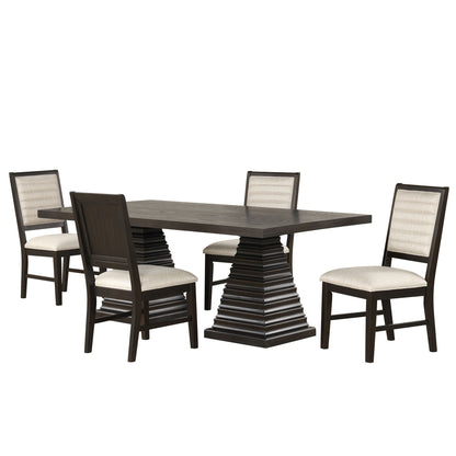 Plateau - 78" Rectangle Dining Table Set