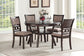 Gia - Round Counter Dining Set