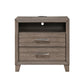 Harrisburg - 2 Drawer Nightstand - Walnut