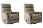 Gemini - 33.5" Swivel Glider Recliner (Set of 2)